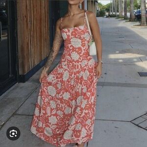 Zara Printed Strappy Dress ZW Collection . New with Tags.